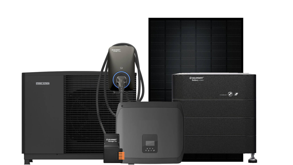 Die Traumkombination für die Haustechnik: Wärmepumpe und Photovoltaik-Anlage, auf Wunsch mit Batteriespeicher und Wallbox – kinderleicht mit dem Online-Konfigurator unter www.stiebel-eltron.de/traumkombi zusammenzustellen