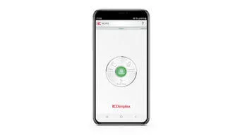 Das Bild zeigt ein Smartphone mit der Energy Controll App.