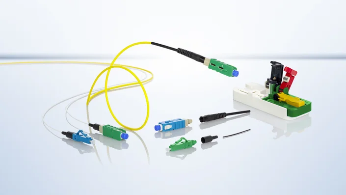 Metz Connect Feldkonfektionierbarer LWL-Stecker OpDAT FAST™ Hybrid
